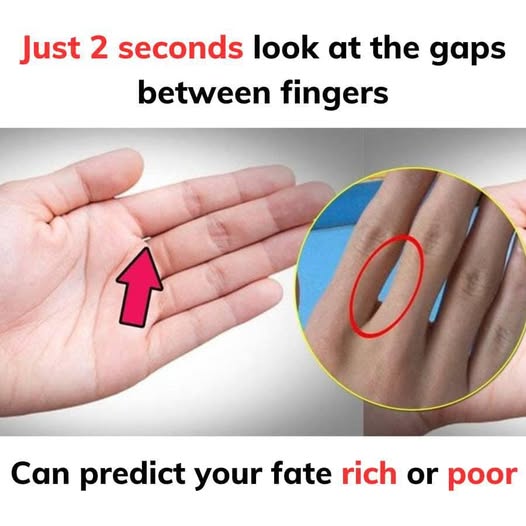 Just 2 seconds look at the gaps between fingers