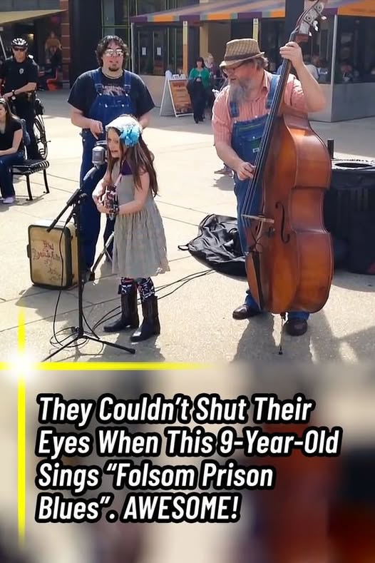 (VIDEO)They Couldn’t Shut Their Eyes When This 9-Year-Old Sings “Folsom Prison Blues”. AWESOME!