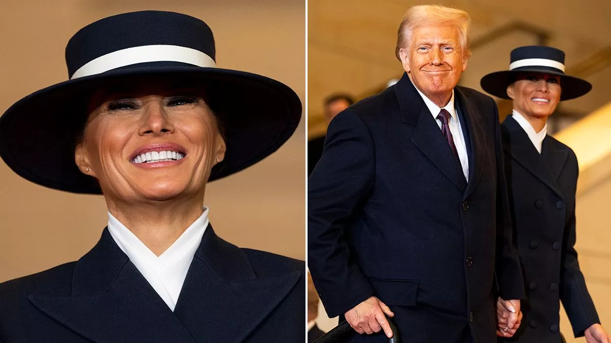 Melania Trump sparks body double conspiracy AGAIN at inauguration thanks to outlandish fashion