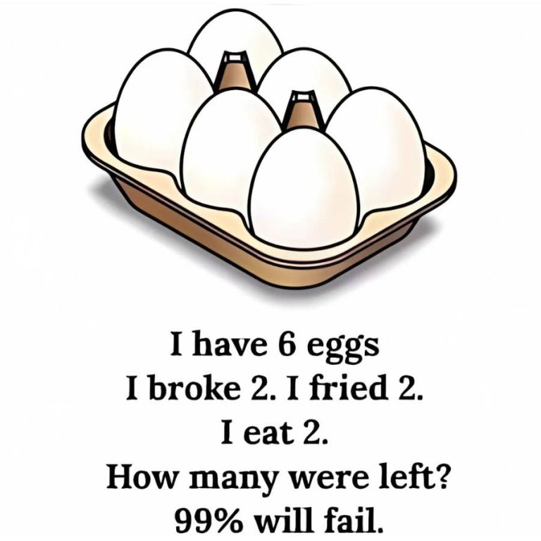 How Many Eggs Are Left? The Riddle That Tricks Everyone