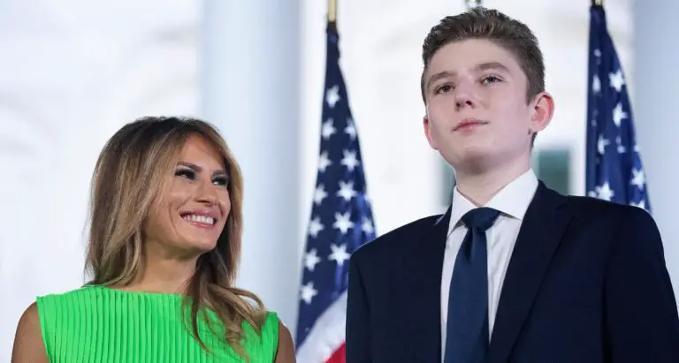 Barron Trump sparks buzz over ‘fake tan’ rumors