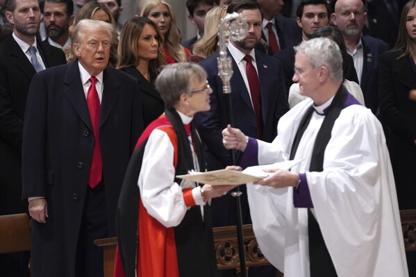 Controversy Erupts as Far-Left Bishop Delivers Partisan Message at Prayer Service