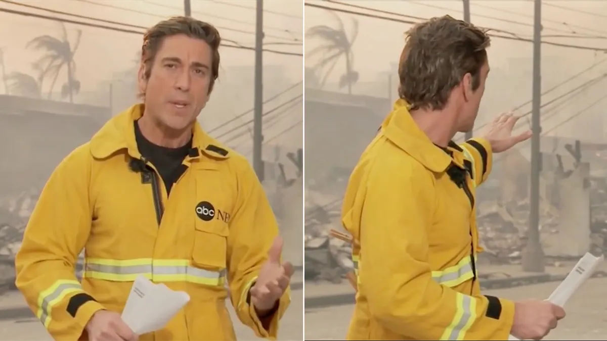 ABC’s David Muir Criticized as “Self-Absorbed” and “Shallow” for Prioritizing Appearance During Coverage of LA Fire Disaster