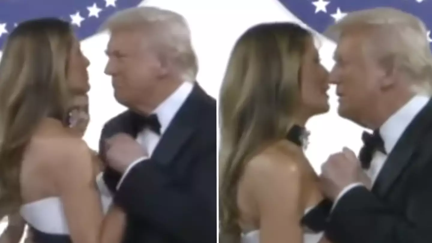 Lip reader reveals ‘what Donald Trump whispered to Melania’ during first dance at inaugural ball