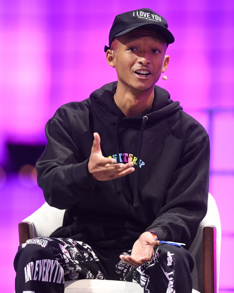 People Left Confused When Jaden Smith Showed Up At The 2025 Grammys Wearing A Huge Castle On His Head