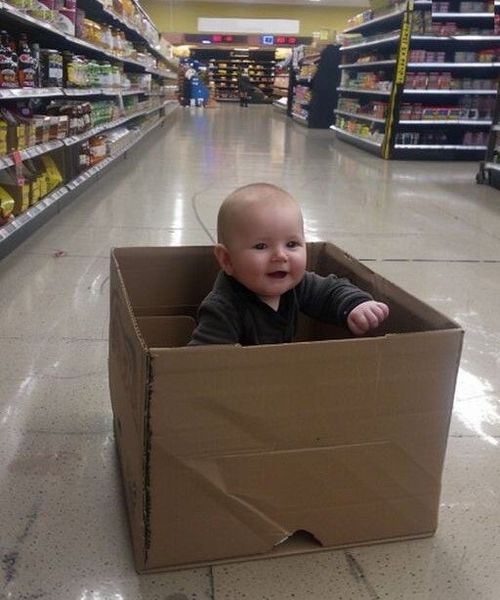 MY MOM LEFT ME IN A CARDBOARD BOX IN THE SUPERMARKET WHEN I WAS A BABY