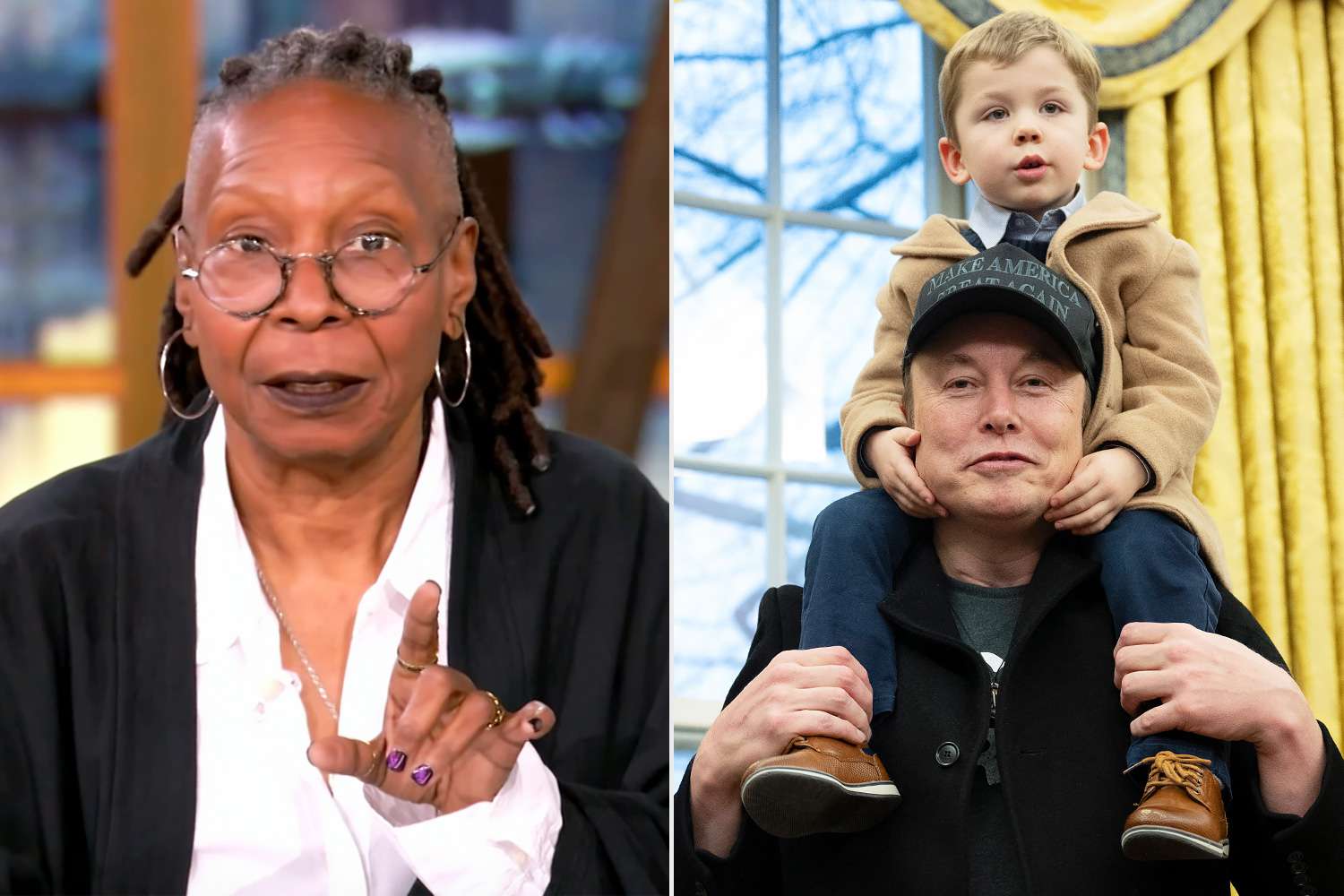 WATCH: Whoopi Goldberg and “The View” Mock Elon’s 4-Year-Old Son on Live TV