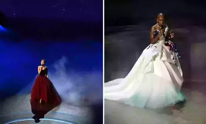 Ariana Grande and Cynthia Erivo Astonish Oscars Audience with Their Stunning Opening Performance.